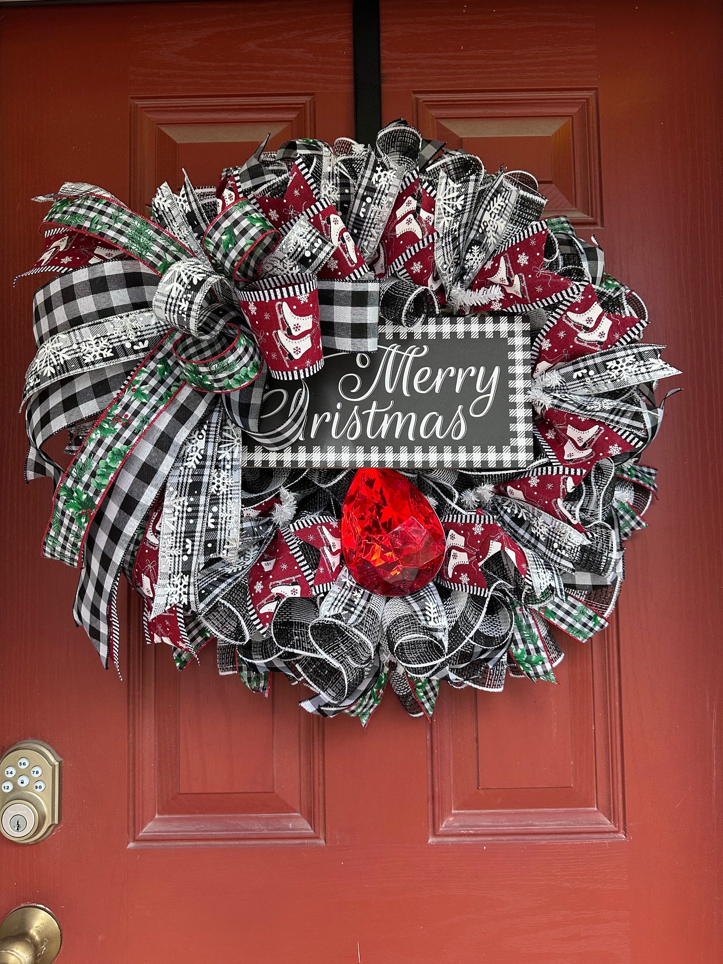 Buffalo Plaid Christmas Wreath