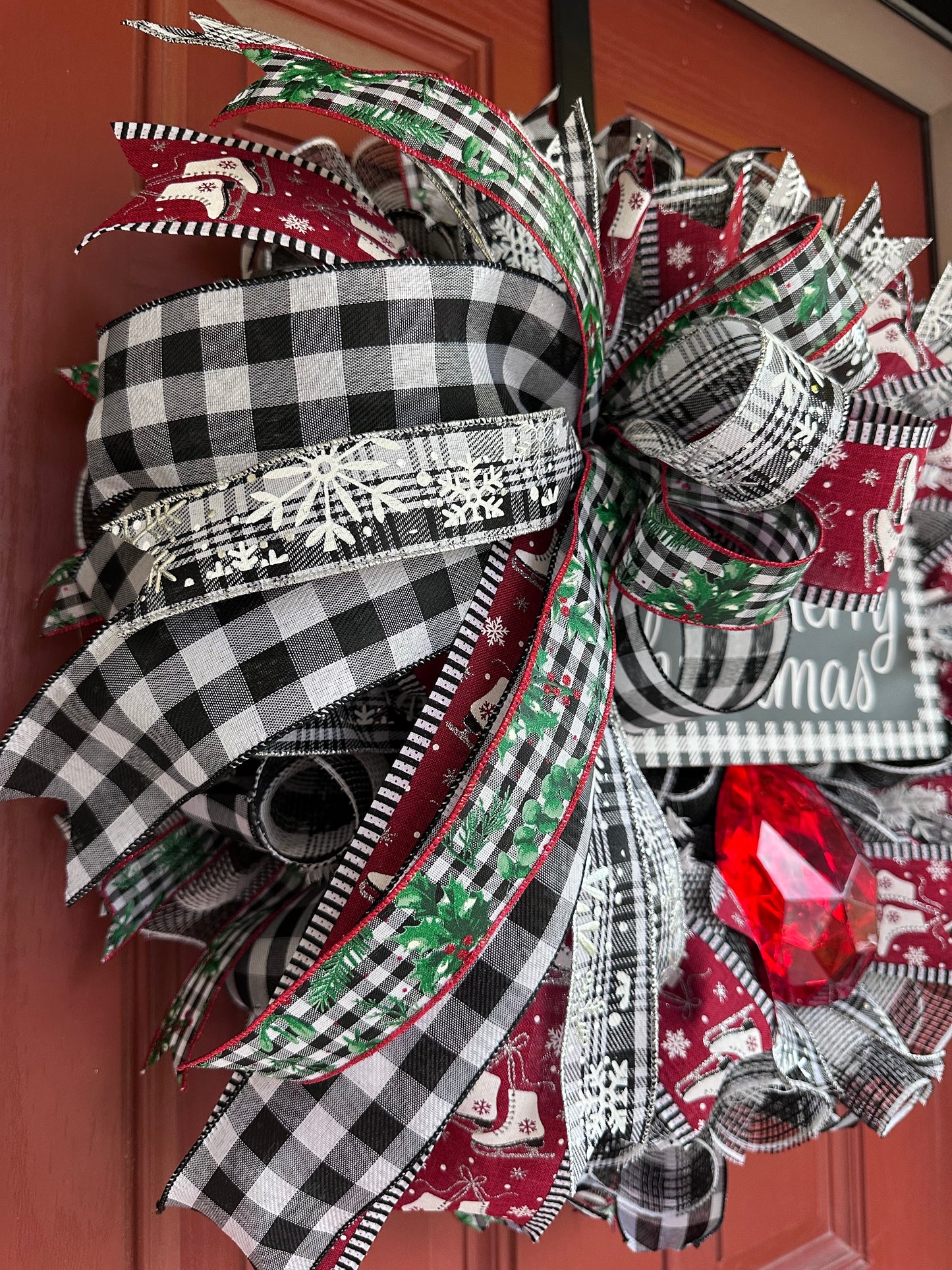 Buffalo Plaid Christmas Wreath