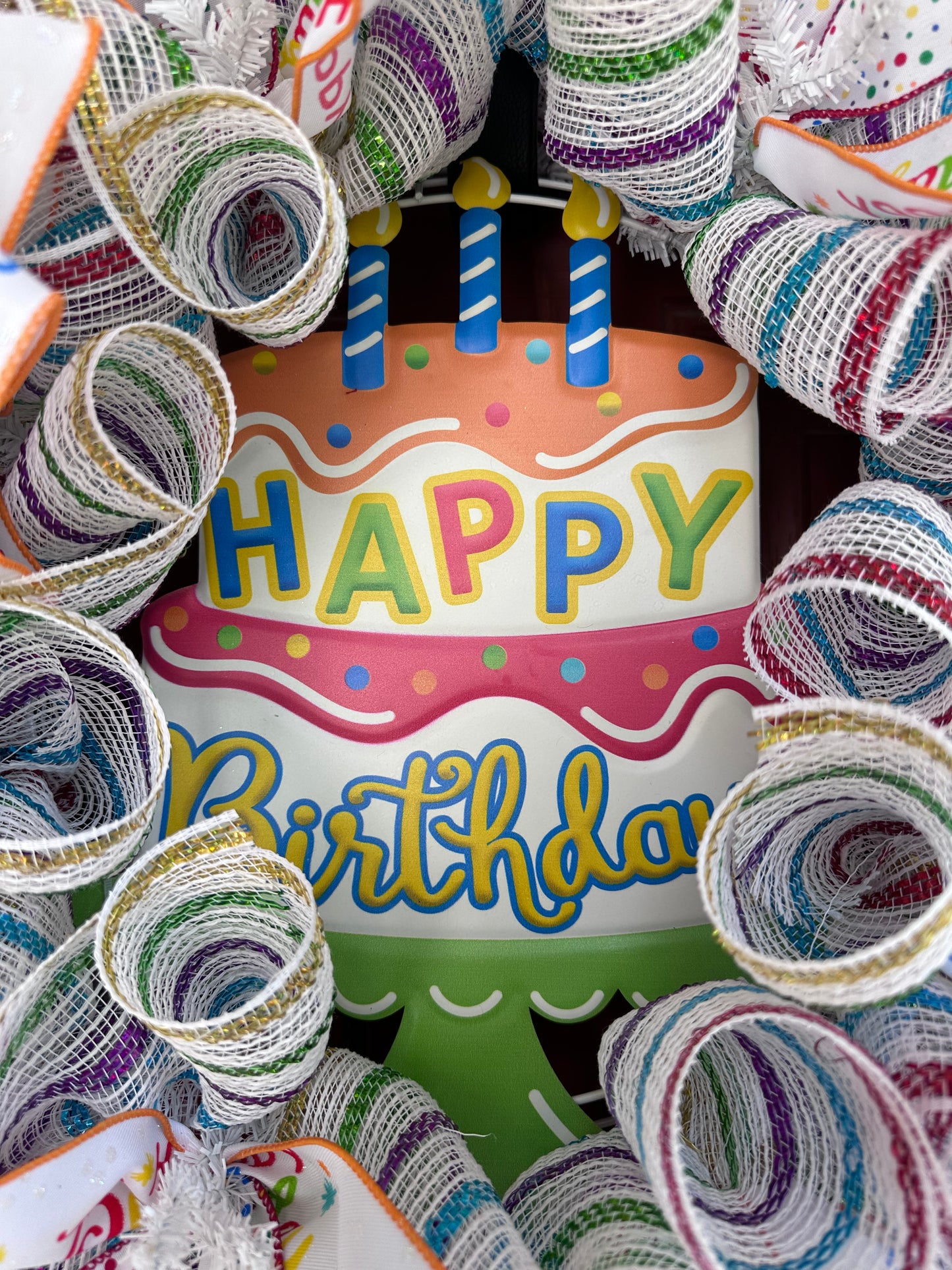 Happy Birthday Wreath