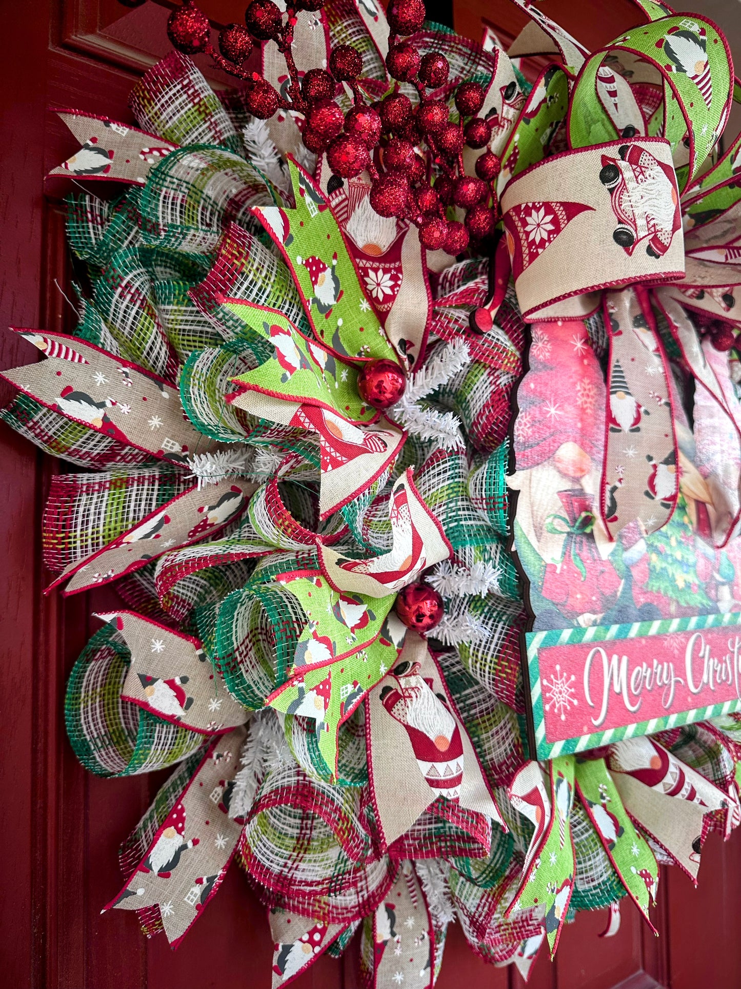 Christmas Gnome￼Wreath