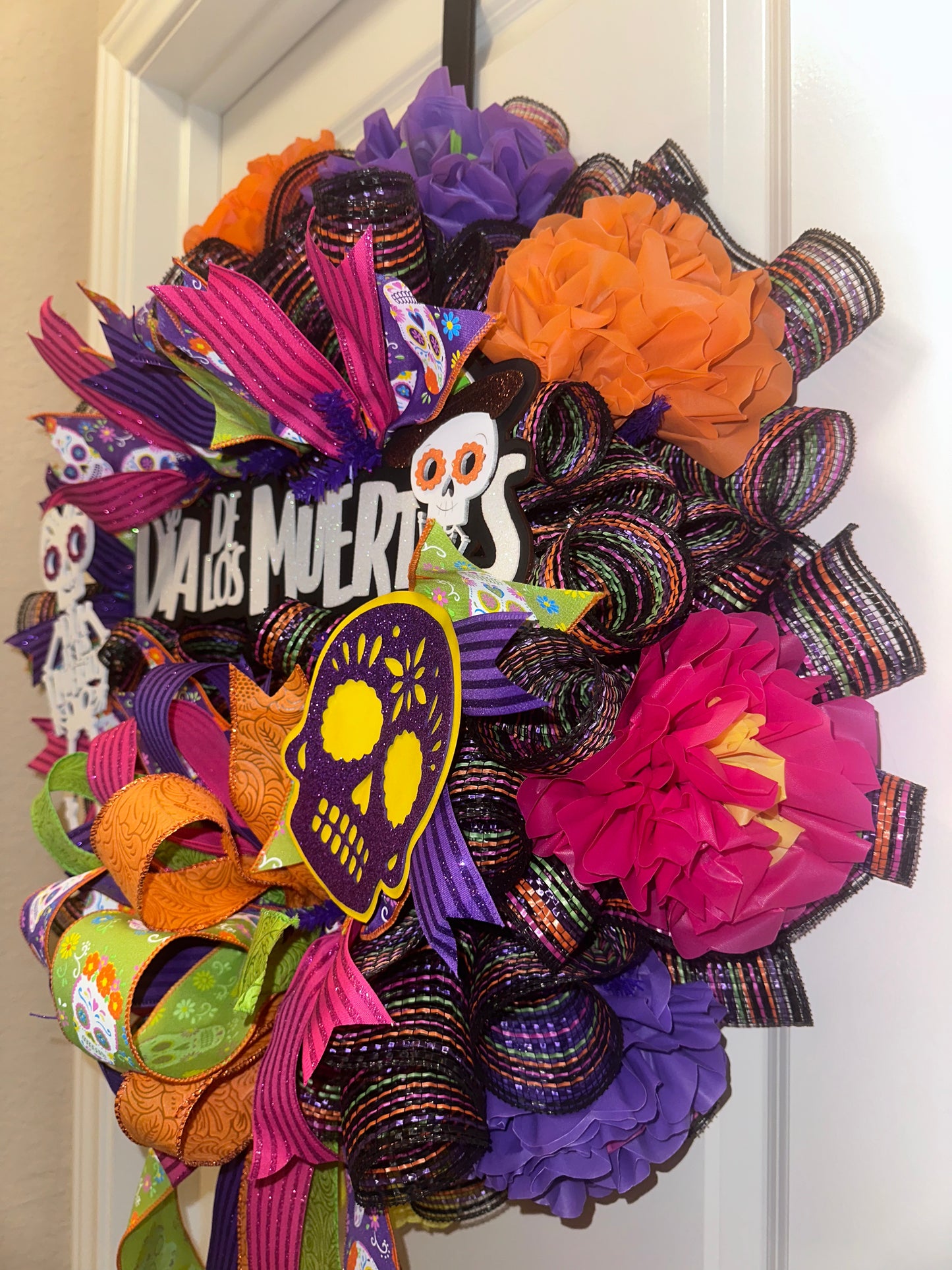 Dia De Los Muertos Wreath