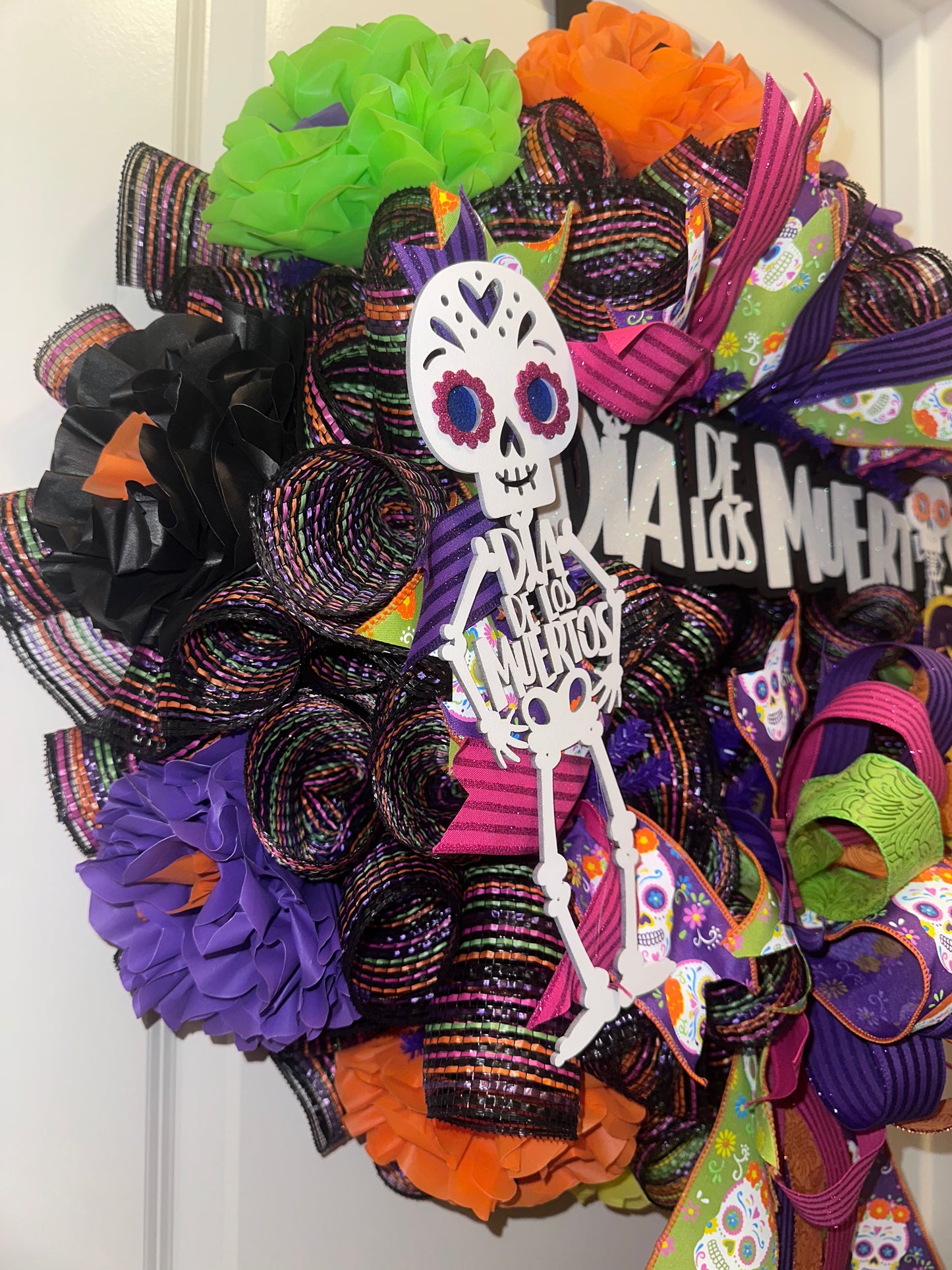 Dia De Los Muertos Wreath