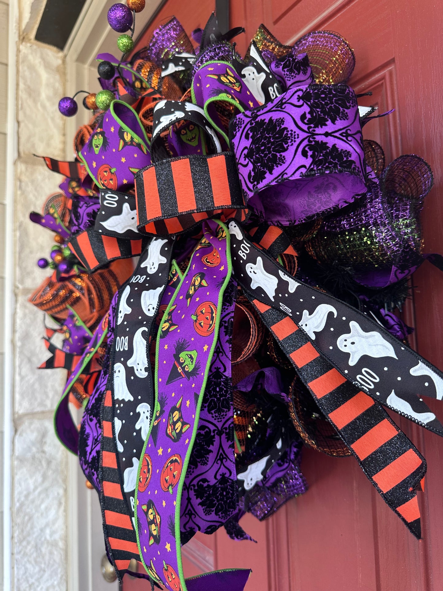 Halloween Spiderweb Wreath