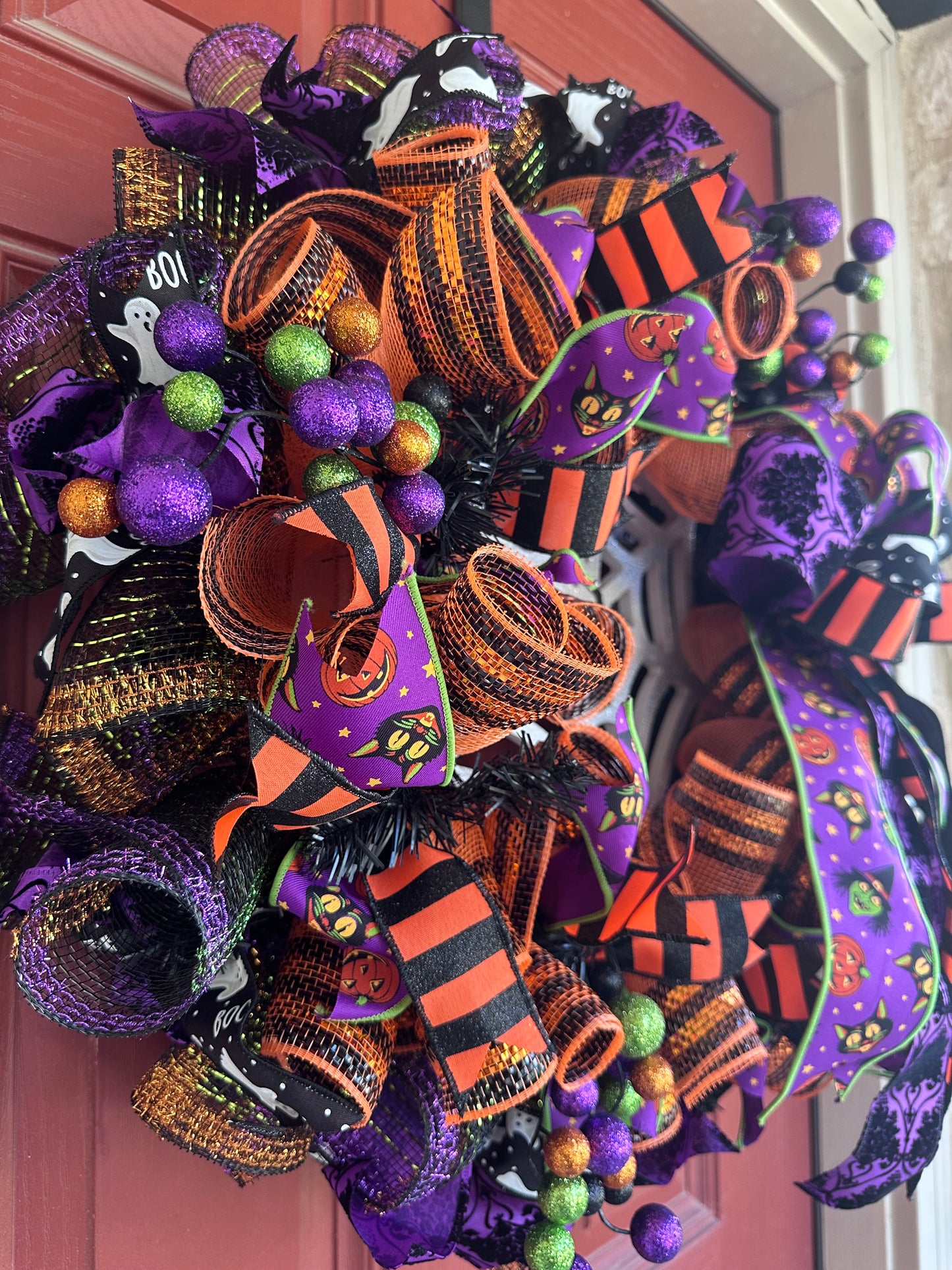Halloween Spiderweb Wreath