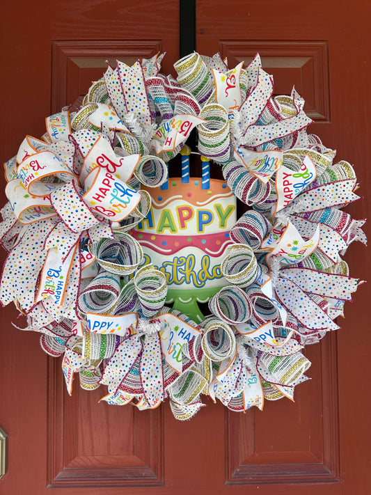 Happy Birthday Wreath